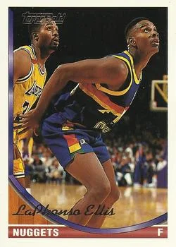1993-94 Topps LaPhonso Ellis Gold #141 card image