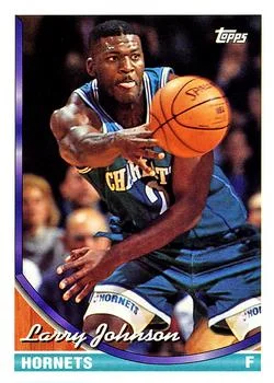 1993-94 Topps Larry Johnson Variant #223 card image