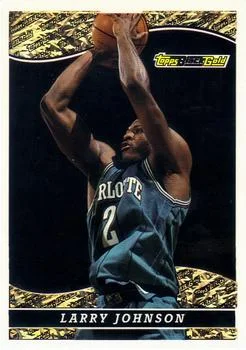 1993-94 Topps Larry Johnson Black Gold #9 card image