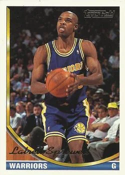 1993-94 Topps Latrell Sprewell Gold #340 card image
