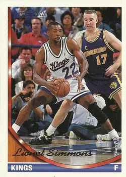 1993-94 Topps Lionel Simmons Gold #184 card image