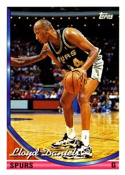 1993-94 Topps Lloyd Daniels Gold #360 card image