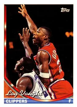 1993-94 Topps Loy Vaught Variant #182 card image