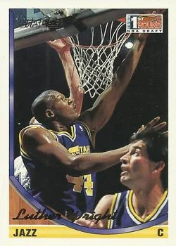 1993-94 Topps Luther Wright Draft Picks #244 card image