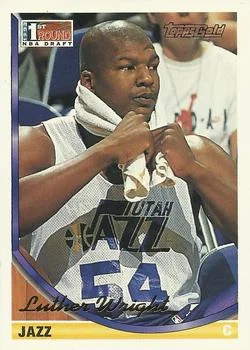 1993-94 Topps Luther Wright Draft Picks #75 card image
