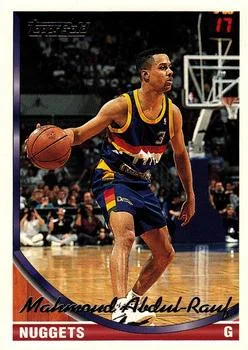 1993-94 Topps Mahmoud Abdul-Rauf Gold #112 card image