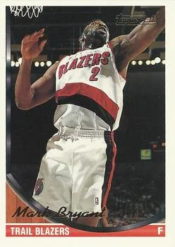 1993-94 Topps Mark Bryant Gold #189 card image
