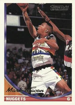 1993-94 Topps Mark Macon Gold #173 card image