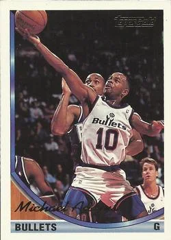 1993-94 Topps Michael Adams Gold #371 card image