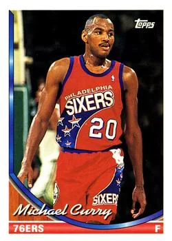1993-94 Topps Michael Curry Variant #286 card image