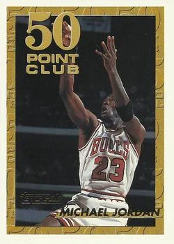 1993-94 Topps Michael Jordan 50P Gold #64 card image