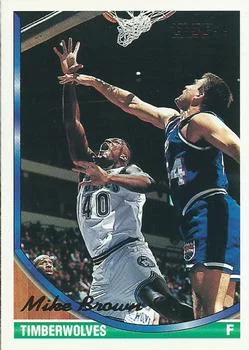 1993-94 Topps Mike Brown Gold #219 card image