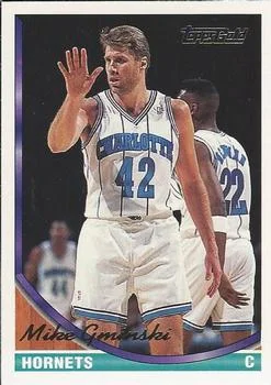 1993-94 Topps Mike Gminski Gold #339 card image
