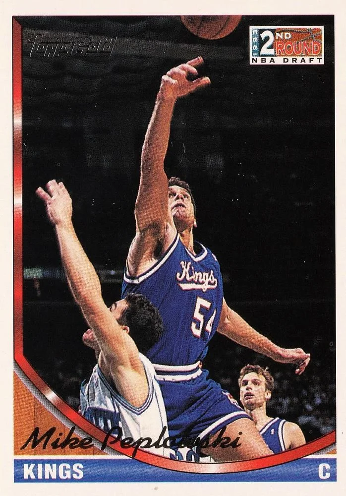 1993-94 Topps Mike Peplowski Draft Picks #314 card image