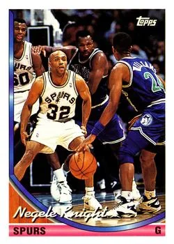 1993-94 Topps Negele Knight Variant #372 card image