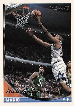 1993-94 Topps Nick Anderson Gold #113 card image