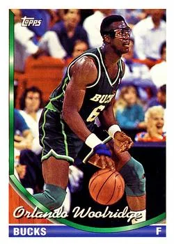 1993-94 Topps Orlando Woolridge Variant #156 card image