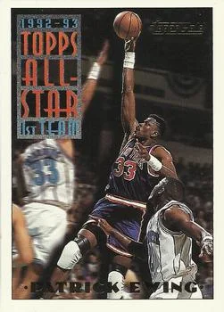 1993-94 Topps Patrick Ewing Gold #100 card image
