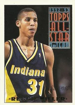 1993-94 Topps Reggie Miller Gold #133 card image