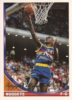 1993-94 Topps Reggie Williams Gold #83 card image