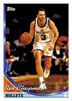 1993-94 Topps Rex Chapman Gold #323 card image