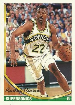 1993-94 Topps Ricky Pierce Gold #93 card image
