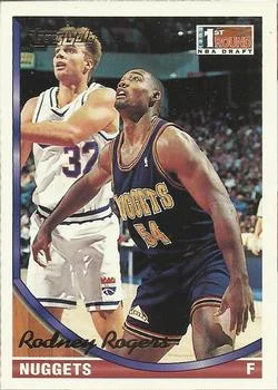1993-94 Topps Rodney Rogers Draft Picks #287 card image