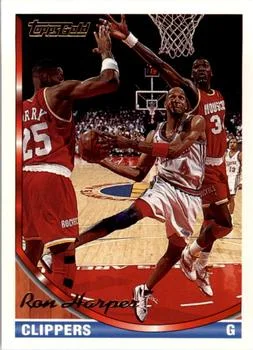1993-94 Topps Ron Harper Gold #328 card image