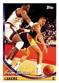 1993-94 Topps Sam Bowie Variant #318 card image