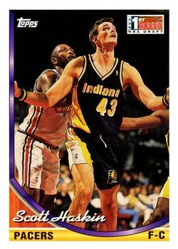 1993-94 Topps Scott Haskin Draft Picks #346 card image