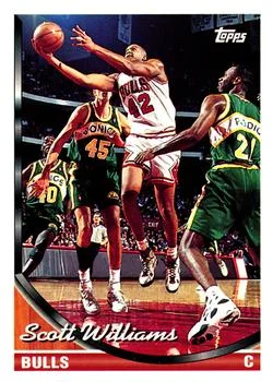 1993-94 Topps Scott Williams Gold #348 card image