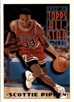 1993-94 Topps Scottie Pippen Gold #117 card image