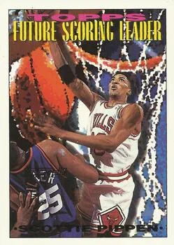 1993-94 Topps Scottie Pippen FSL Gold #391 card image