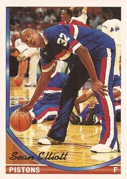 1993-94 Topps Sean Elliott Gold #229 card image