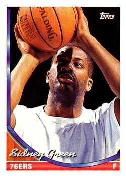 1993-94 Topps Sidney Green Variant #36 card image