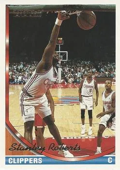 1993-94 Topps Stanley Roberts Gold #163 card image