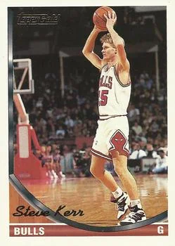 1993-94 Topps Steve Kerr Gold #252 card image