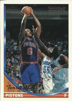 1993-94 Topps Terry Mills Gold #21 card image