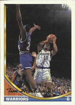 1993-94 Topps Tim Hardaway Gold #320 card image