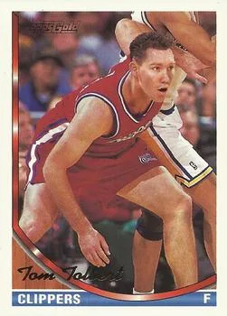 1993-94 Topps Tom Tolbert Gold #369 card image
