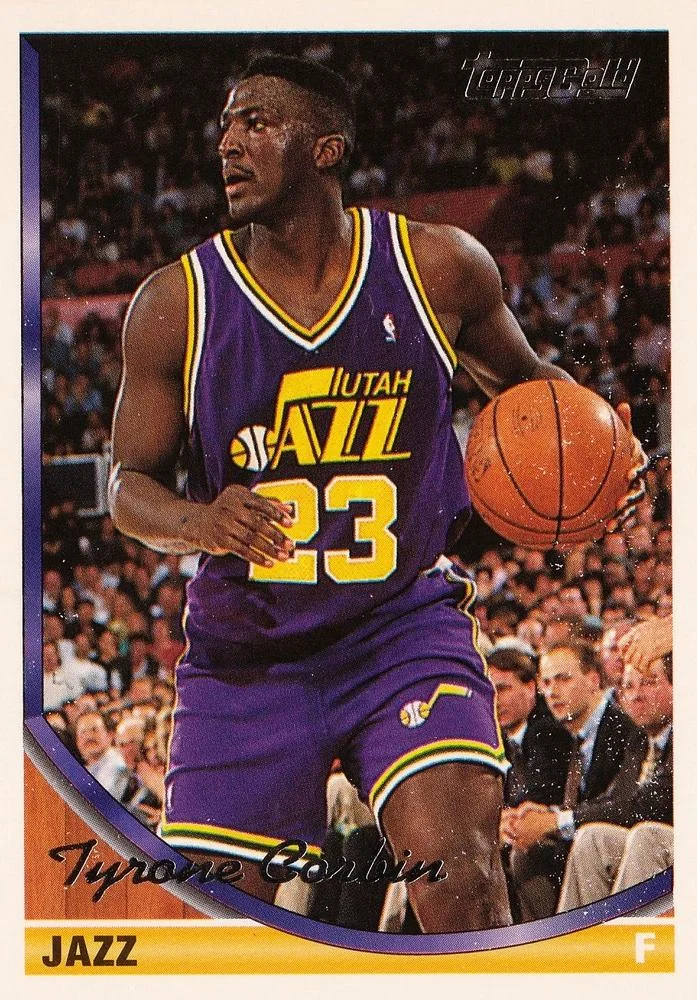 1993-94 Topps Tyrone Corbin Gold #190 card image