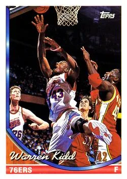 1993-94 Topps Warren Kidd Variant #253 card image