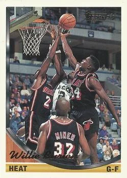 1993-94 Topps Willie Burton Gold #350 card image