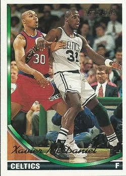 1993-94 Topps Xavier McDaniel Gold #313 card image