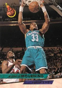 1993-94 Ultra Alonzo Mourning Variant #23 card image