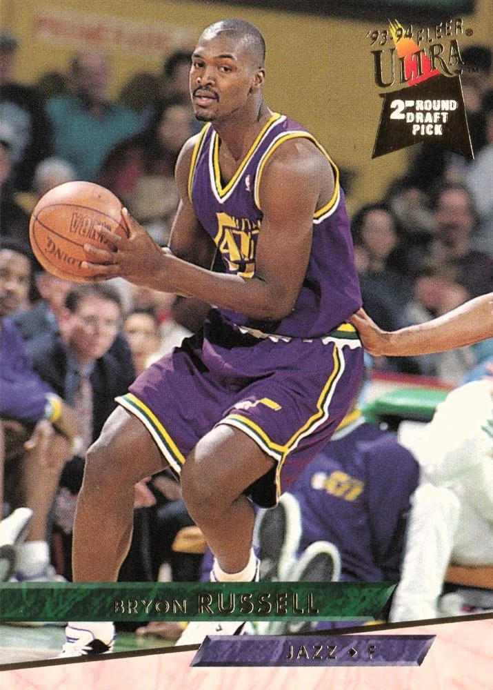 1993-94 Ultra Bryon Russell Draft Picks #350 card image