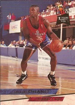 1993-94 Ultra Calbert Cheaney Draft Picks #193 card image