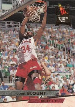 1993-94 Ultra Corie Blount Draft Picks #27 card image