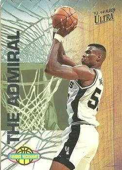 1993-94 Ultra David Robinson (The Admiral) Famous Nicknames #14 card image