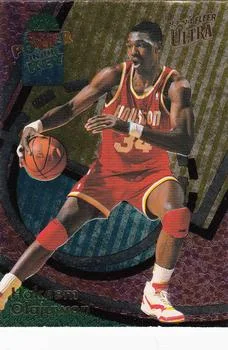 1993-94 Ultra Hakeem Olajuwon Power in the Key #6 card image